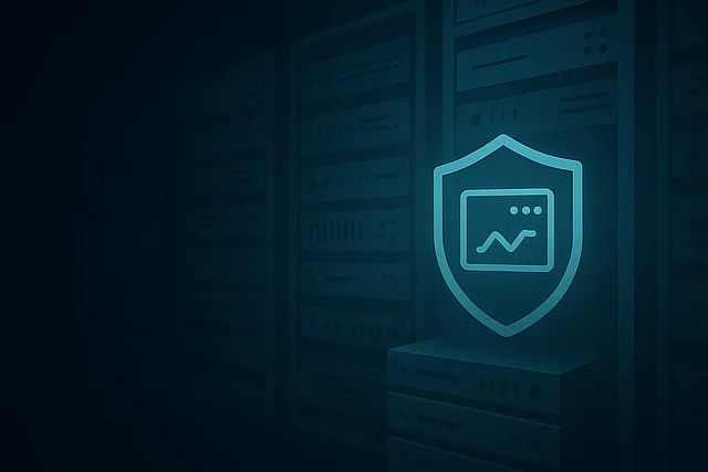 Cloud Web Devs: Netzwerk-Server mit sauber verkabeltem Switch — Symbolbild für betreutes TYPO3-Hosting