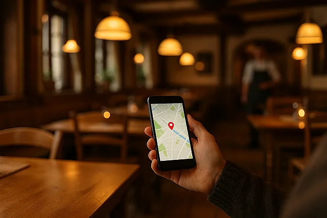 Restaurant per Smartphone finden